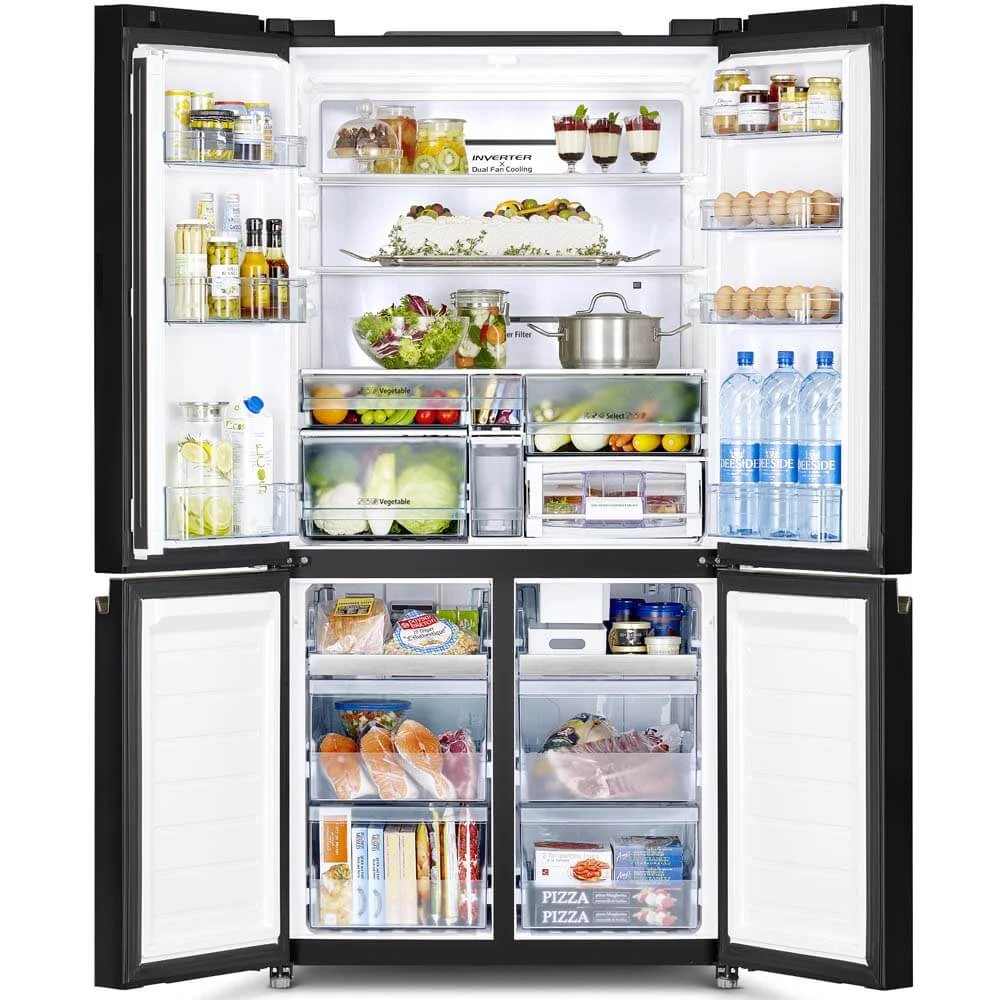 Hitachi 4 Door 638L French Bottom Freezer | R-WB640V0PB (GBK) | price in Bangladesh 