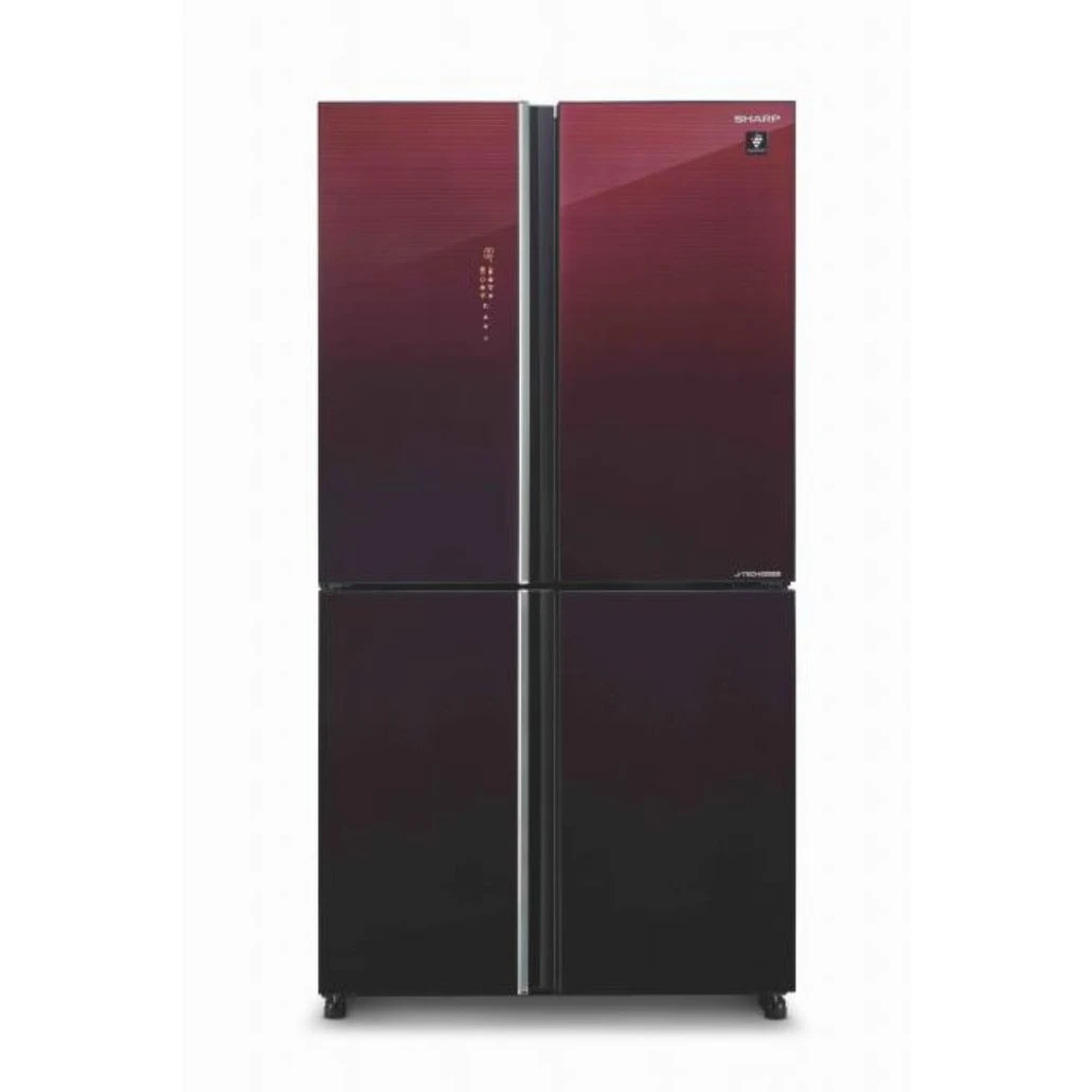Sharp 4-Door Refrigerator SJ-VX88PG-RD | 639 Liters - RED price in Bangladesh 