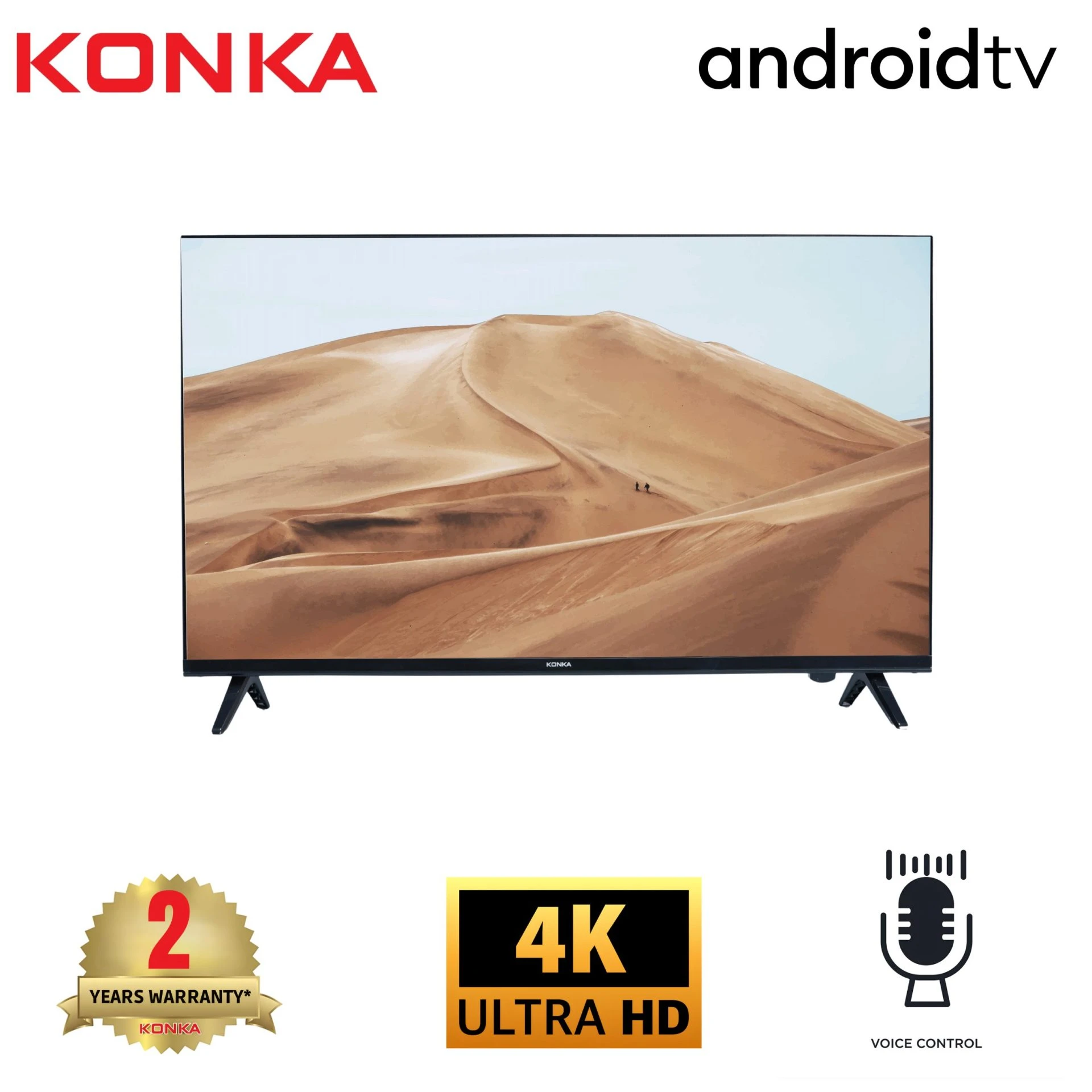 KONKA 43" Android Smart 4K QLED TV – UDG43SR680ANT Voice Control Google TV) price in Bangladesh 