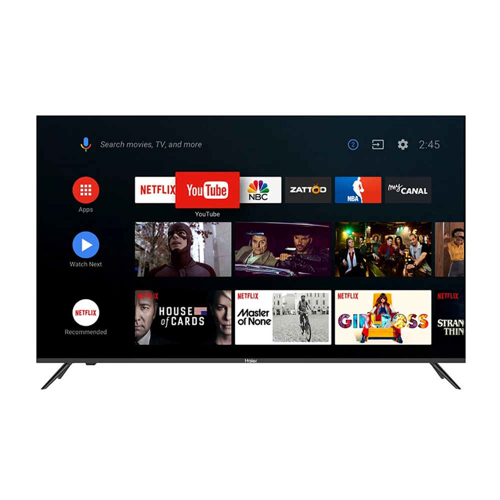 Haier 50" Bezel Less 4K Google Android 11 Smart TV H50K66UG