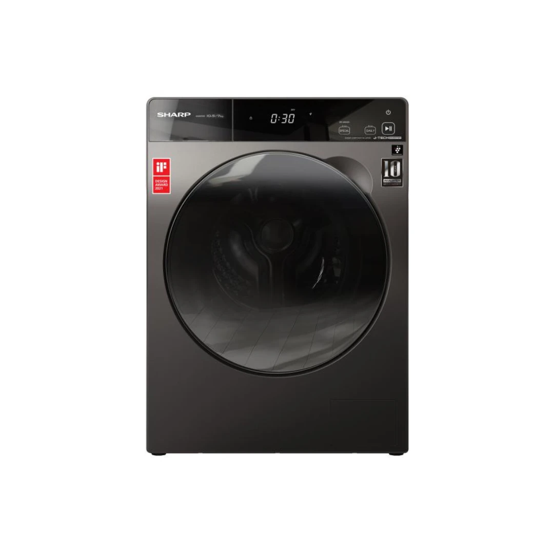 Sharp 10.5 KG Washing Machine Front Loading ES-FW105D7PS