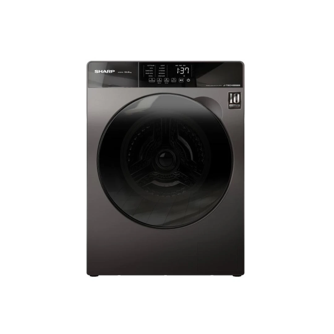 Sharp Front Loading Washing Machine 10.5 KG ES-FW105SG Dark Grey
