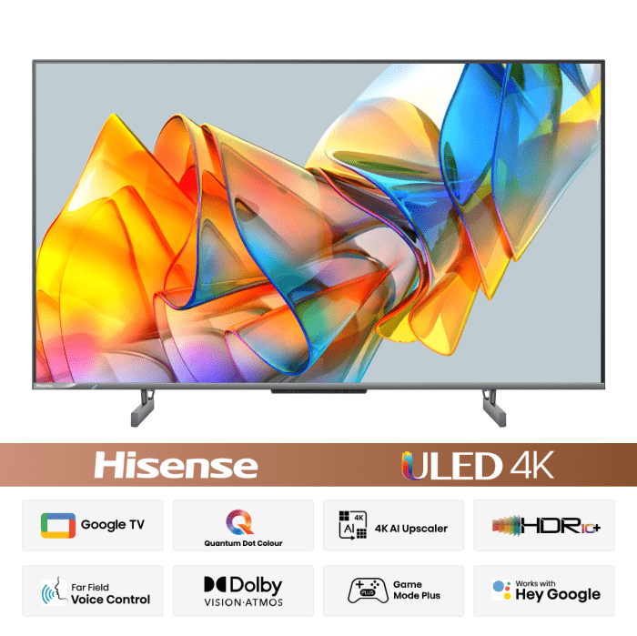 Hisense 43U6F3 43 inch 4K ULED Smart Voice Control Google TV price in Bangladesh 